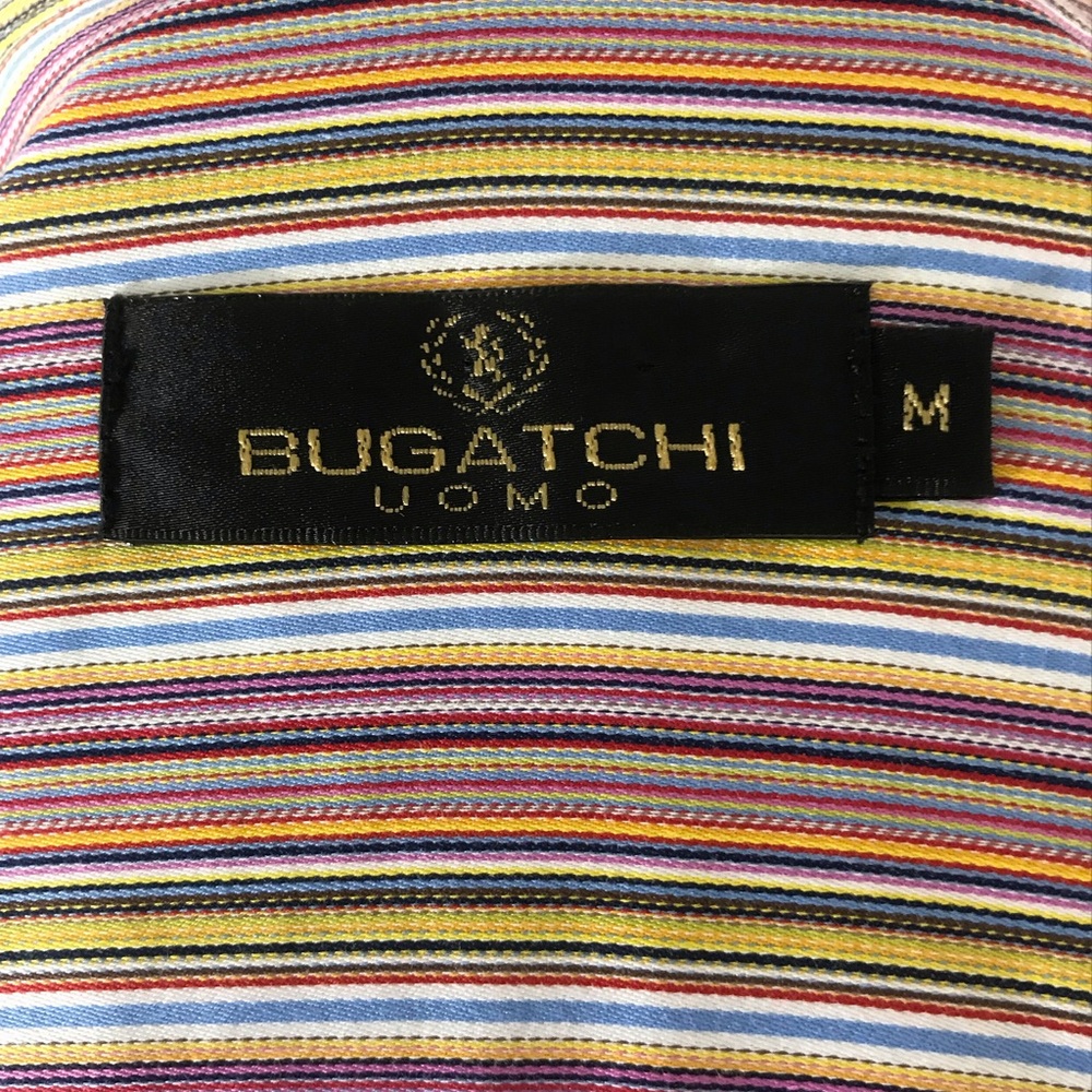 Bugatchi Uono Stripe Button Medium Long Sleeve - image 6